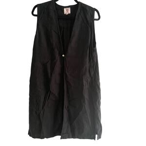 Bsbee Black Cotton Cover Up Size L